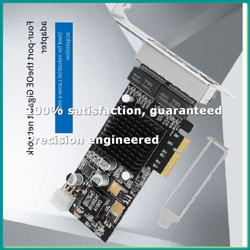 Gigabit Network Card - 4 Port PCIE POE Network Card