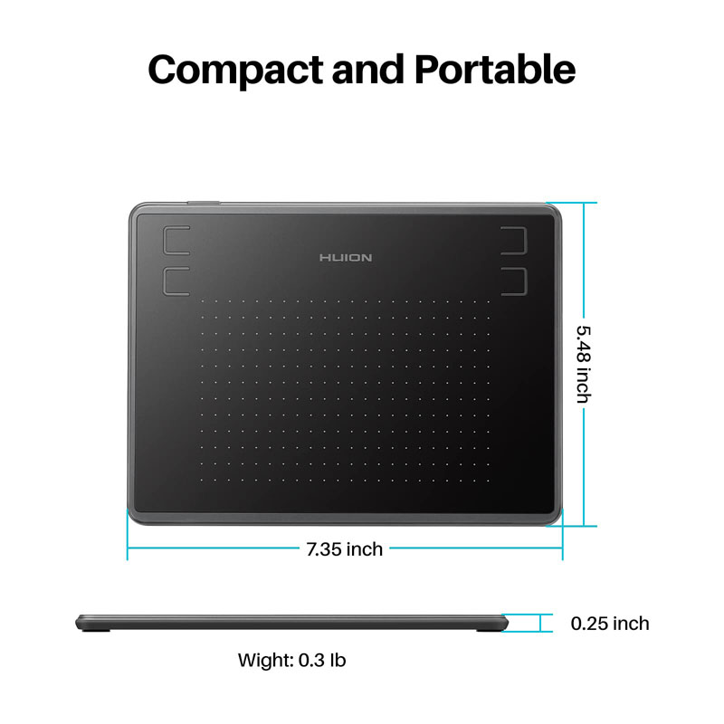 HUION H430P Kỹ Thuật Số Máy Tí - đánh giá và giá Digital Signature Pad