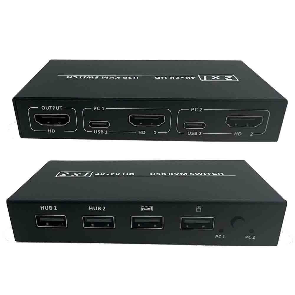 2 In1 Out USB  HDMI-compatible - đánh giá và giá Hdmi Matrix Switch
