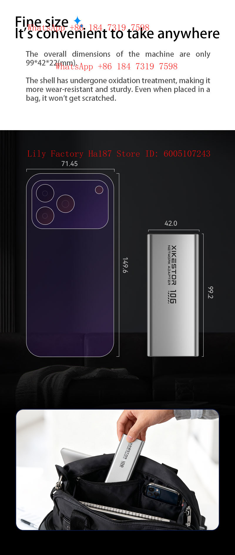 XikeStor Portable USB Network  - đánh giá và giá Gigabit Network Card