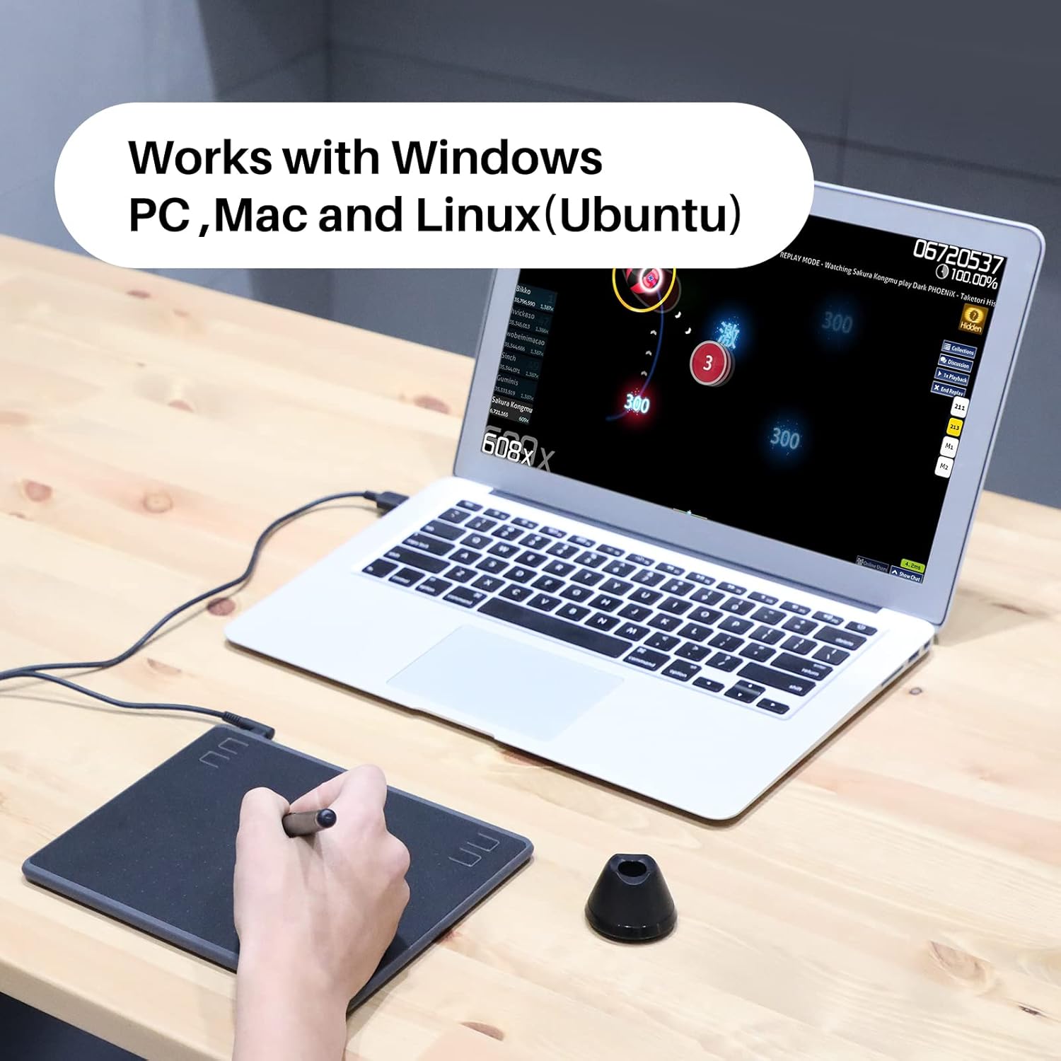 HUION HS64 6X4 Inch Vẽ Đồ Họa  - đánh giá và giá Digital Signature Pad
