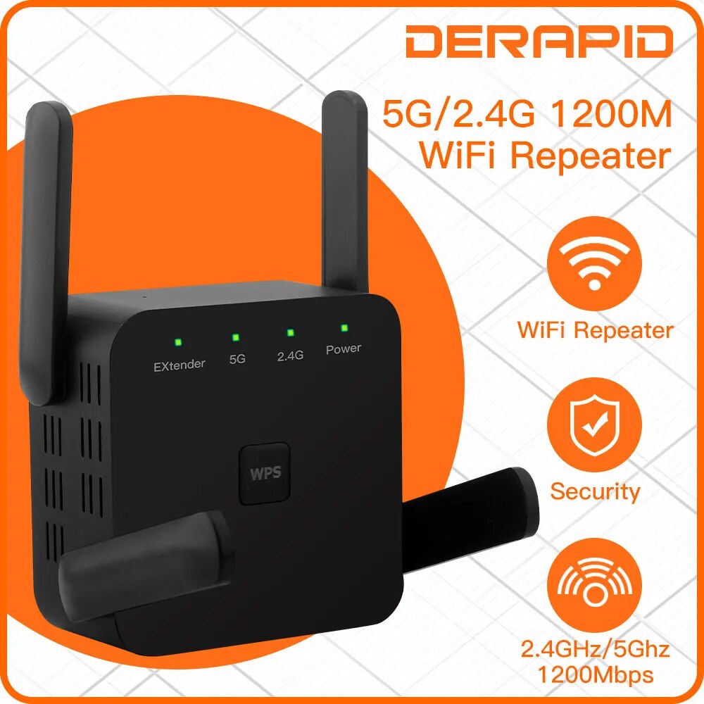 WiFi Repeater 1200Mbps 2.4GHz/ - đánh giá và giá Wifi Range Extender
