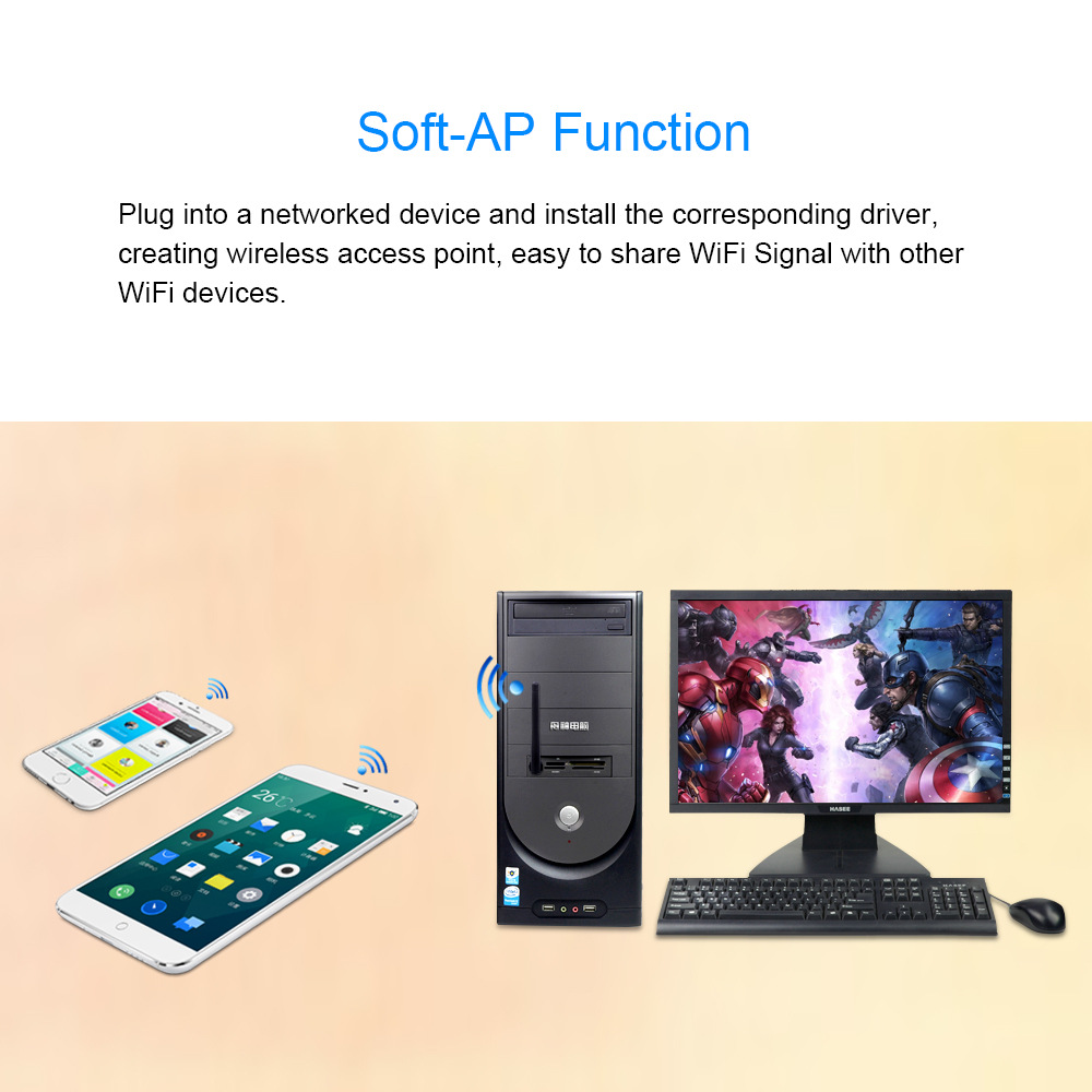 RTL8188 USB Mini Wifi Adapter  - đánh giá và giá Gigabit Network Card