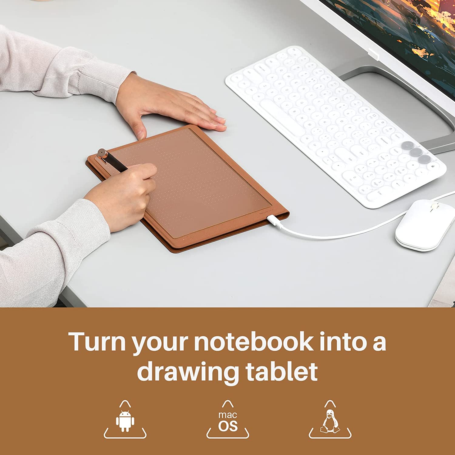 Smart Notebook Huion Note X10  - đánh giá và giá Digital Signature Pad