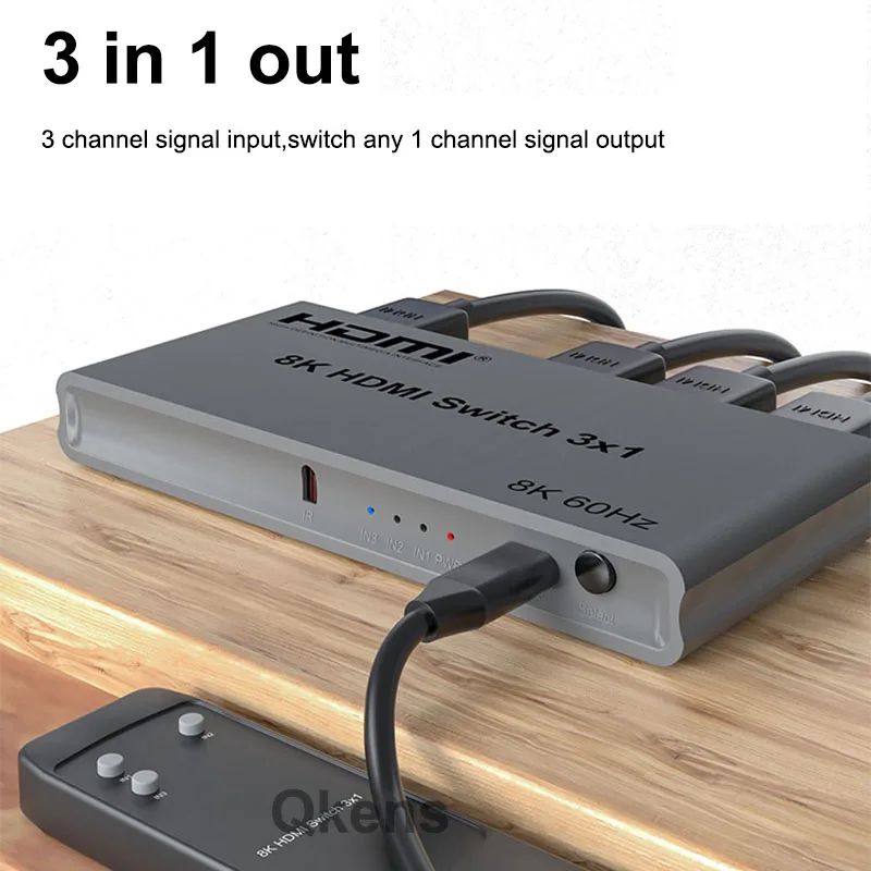 8K 60Hz 3x1 Auto Switch Cycle  - đánh giá và giá Hdmi Matrix Switch