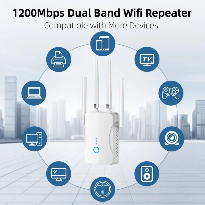 1200Mbps Dual Band WiFi Repeat - đánh giá và giá Wifi Range Extender
