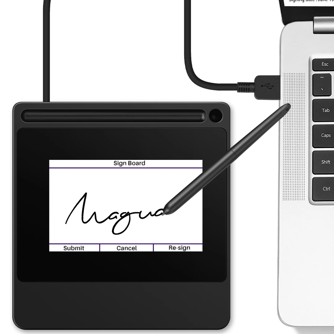 DS510 5 inch electronic digita - đánh giá và giá Digital Signature Pad