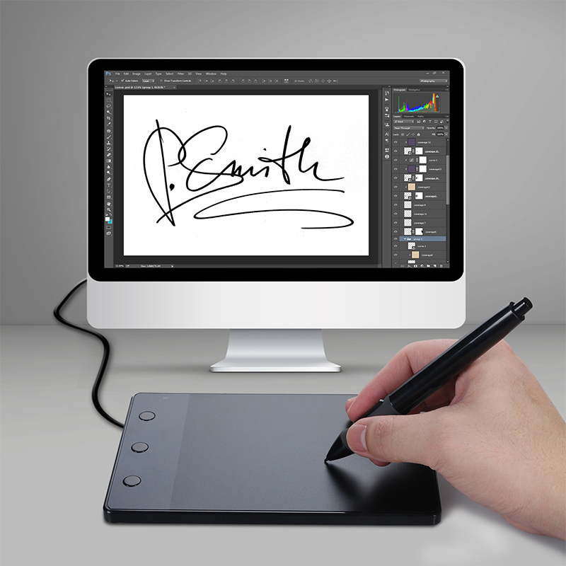 Mới HUION H420 Đồ Họa Máy Tính - đánh giá và giá Digital Signature Pad