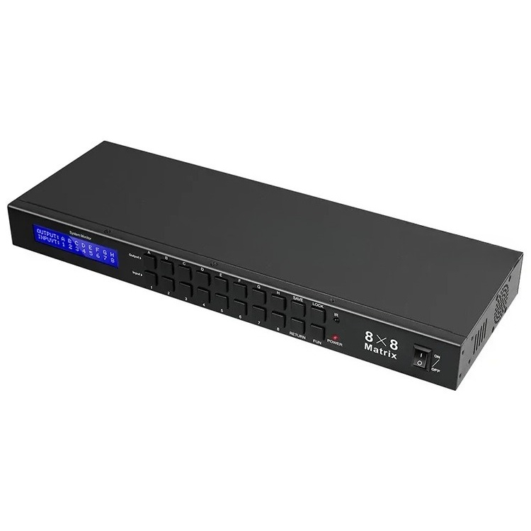 2025 8x8 hdmi matrix with IP i - đánh giá và giá Hdmi Matrix Switch